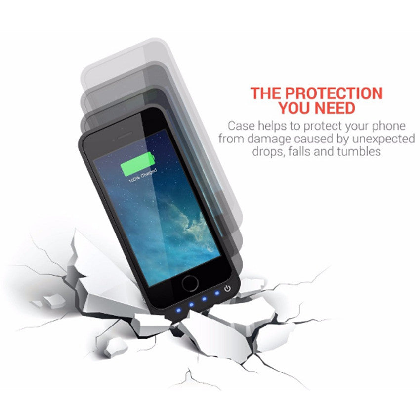 Portable Charging Case Cover For iPhone 5 5S SE | CooliPhoneAccessories