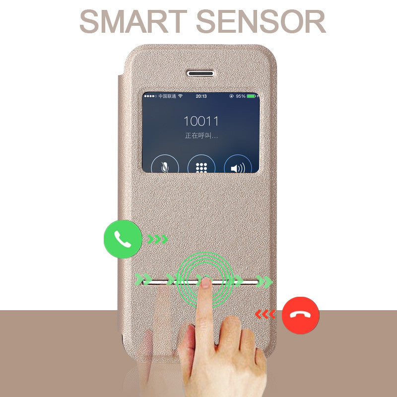 Luxury Front View Window Case For iPhone 5/ 5SE