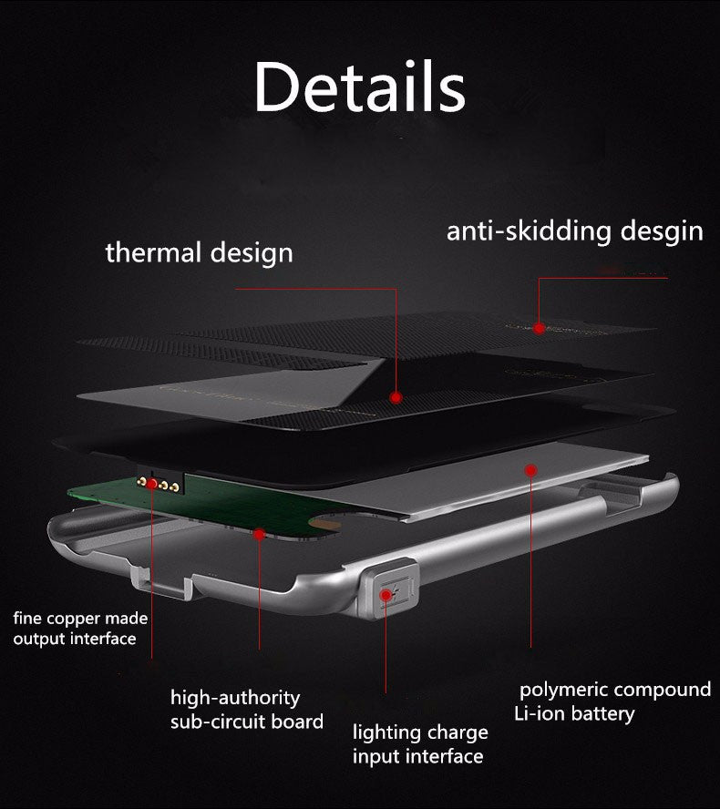 External Battery Case for iPhone 6 6s | Ultra thin Rechargeable | CooliPhoneAccessories