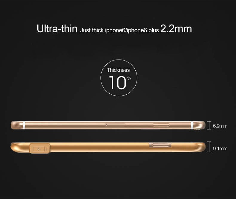 External Battery Case for iPhone 6 6s | Ultra thin Rechargeable | CooliPhoneAccessories
