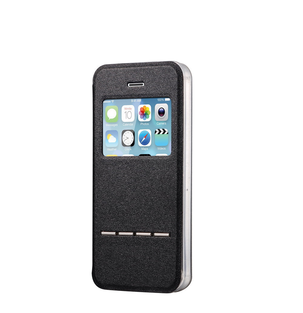 Luxury Front View Window Case For iPhone 5/ 5SE