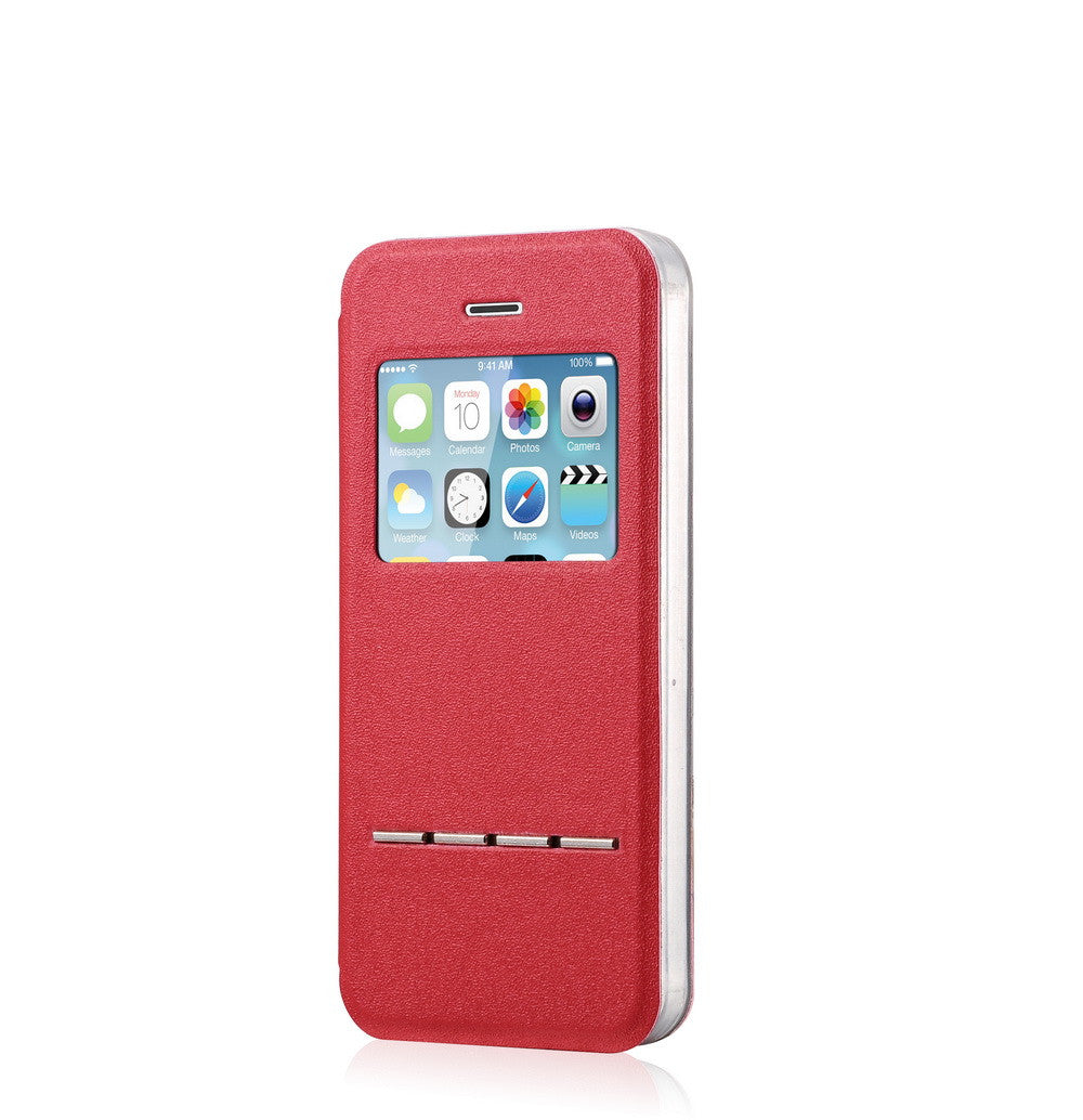 Luxury Front View Window Case For iPhone 5/ 5SE