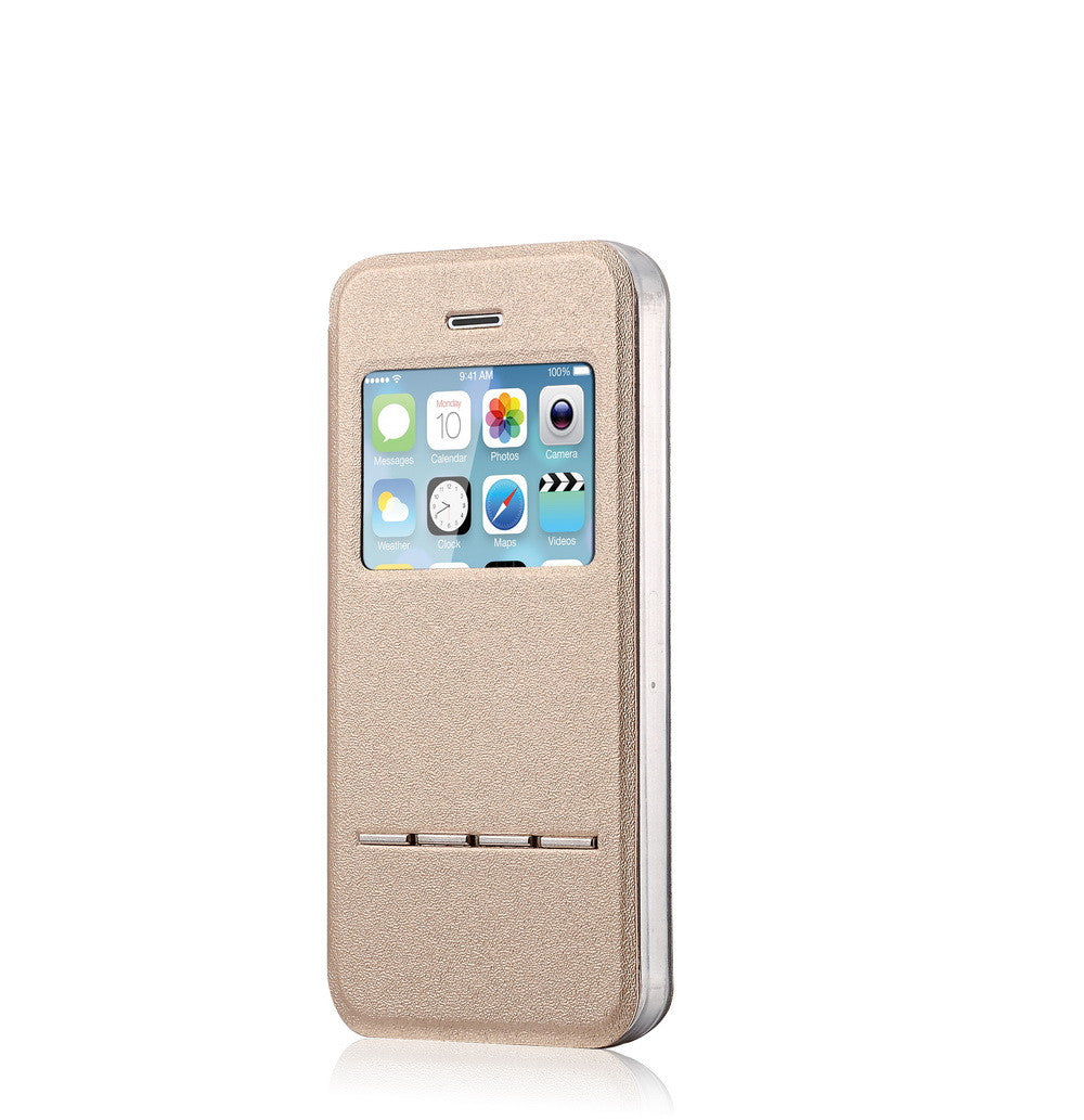 Luxury Front View Window Case For iPhone 5/ 5SE