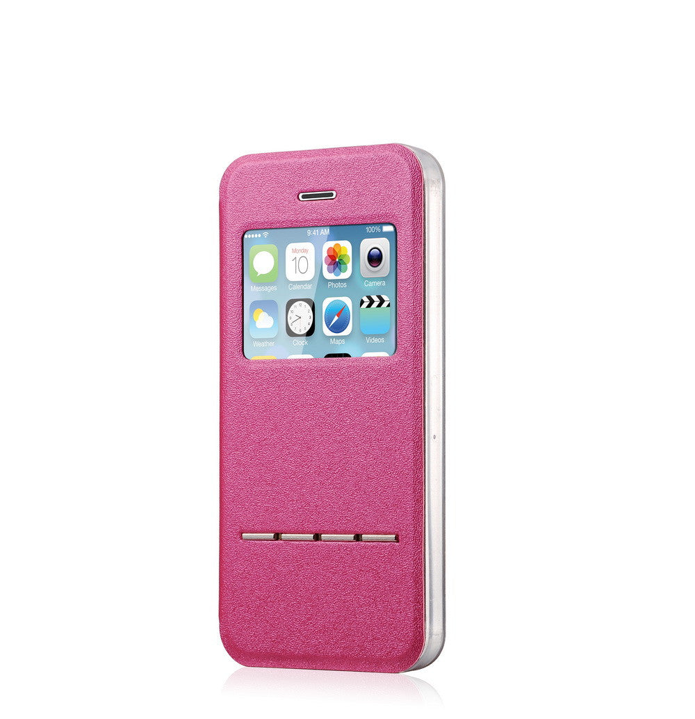 Luxury Front View Window Case For iPhone 5/ 5SE