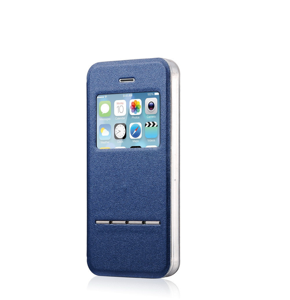 Luxury Front View Window Case For iPhone 5/ 5SE