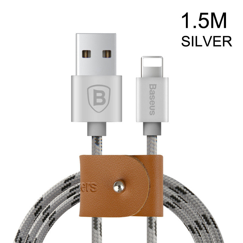 USB Cable Nylon Braided Fast Data Sync Charging Lightning Cable For iPhone
