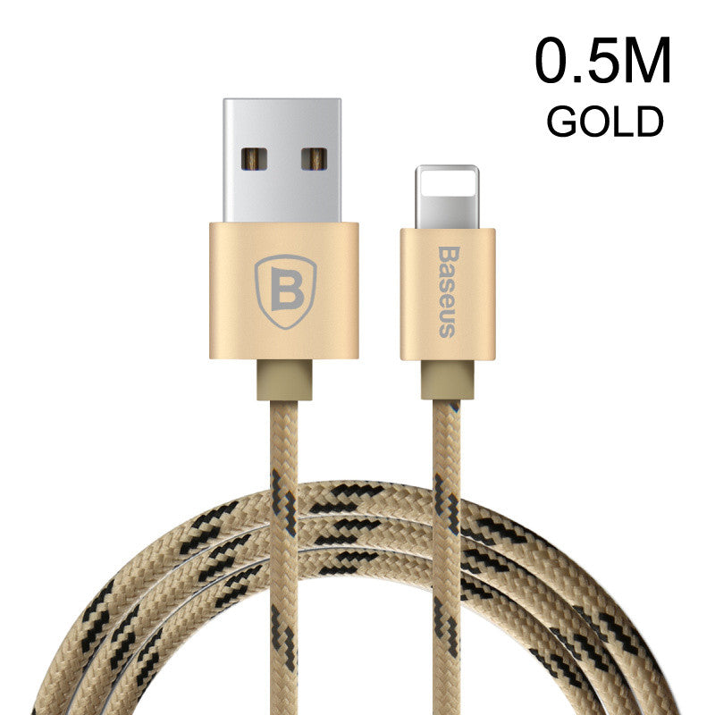 USB Cable Nylon Braided Fast Data Sync Charging Lightning Cable For iPhone