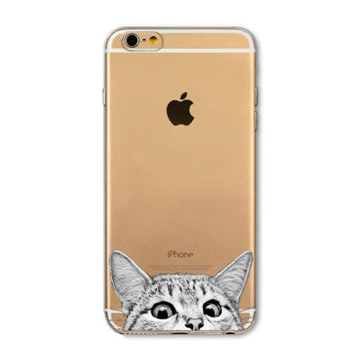 Themed Transparent Silicon Case for iPhone