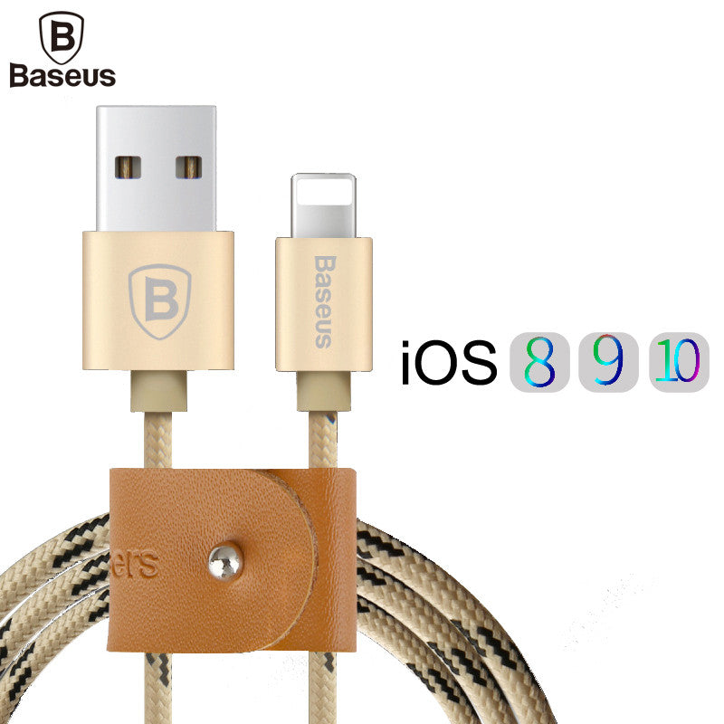 USB Cable Nylon Braided Fast Data Sync Charging Lightning Cable For iPhone